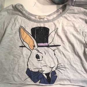 Long sleeve crop top